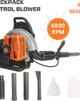 Powerful Gas Leaf Blower – 63-CC 3-HP Backpack Blower for Lawn Care