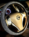 Luxury Diamond Rhinestone Steering Wheel Cover – Universal Fit & Anti-Slip