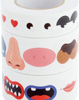 1500 Pack of Face Stickers for Kids, Silly Eyes, Nose, and Mouth for Crafts (3 Rolls)