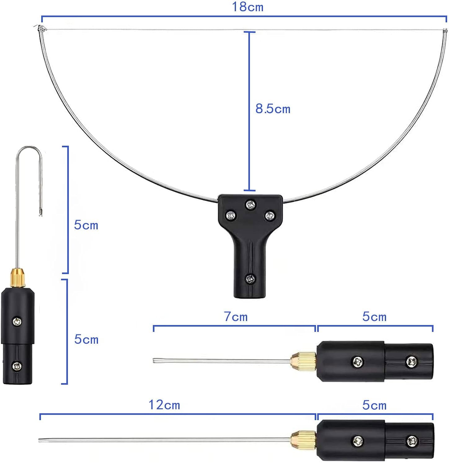4 in 1 Foam Cutter Set with Digital Voltage Controller,  Electric Cutting Machine Pen Tools Kit, 100-240V /18W Styrofoam Cutting Pen with Electronic Voltage Transformer Adaptor