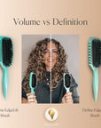 Bounce Curl Volume EdgeLift Brush, 5-in-1 Tool for Volumized, Defined Curls, Waves & Coils - Teal