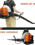 Powerful Gas Leaf Blower – 63-CC 3-HP Backpack Blower for Lawn Care