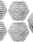 20Pcs Bling Car Wheel Nut Covers, Diamond Wheel Lug Nut Covers Hub Screw Cap Hexagonal Tire Nut Covers Protector with Removal Tool, Car Wheel Accessories Universal Car Decoration, White Size 19