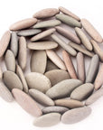 [About 97 PCS - 105 PCS](18 Pounds) Painting Rocks,2.33"-3.72" River Rocks,Diy Rocks,Flat Rocks,Craft Rocks,Natural Stones