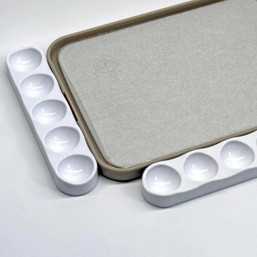 Everlasting Wet Palette for Miniature Painting and Acrylic Paints - Painter Lite 8.9" - Keeps Paint Fresh, Approved by Pro Painters - Painting Palette with Lid, Seal, 50 Sheets, 2 Foams