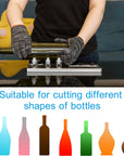 Glass Bottle Cutter, Glass Cutter for Bottles for Cutting Wine, Beer, Mason Jars, Whiskey, round and Oval Bottles, Bottle Cutter & Glass Cutter Bundle for DIY Project Crafts