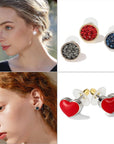 - Bullet Clutch Earring Backs with Pad, 76 Pcs, Gold & Silver, Rubber Earring Backings, Earring Backs for Studs, Earring Backs Replacements, Pierced Earring Backs, Earring Stoppers.