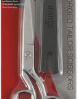 8" Professional Heavy Duty Tailor Fabric Scissors, Dressmaker Sewing Classic Stainless Steel Ultra Sharp Forged Shears, Bent