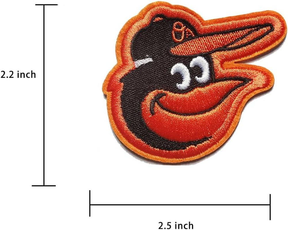 Orioles Patch Iron on Sew on Embroidered Patches for Jacket Shirts Jeans Backpack Sewing Decorating DIY Craft 2.25 * 2.75IN