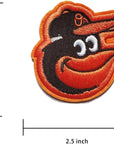 Orioles Patch Iron on Sew on Embroidered Patches for Jacket Shirts Jeans Backpack Sewing Decorating DIY Craft 2.25 * 2.75IN