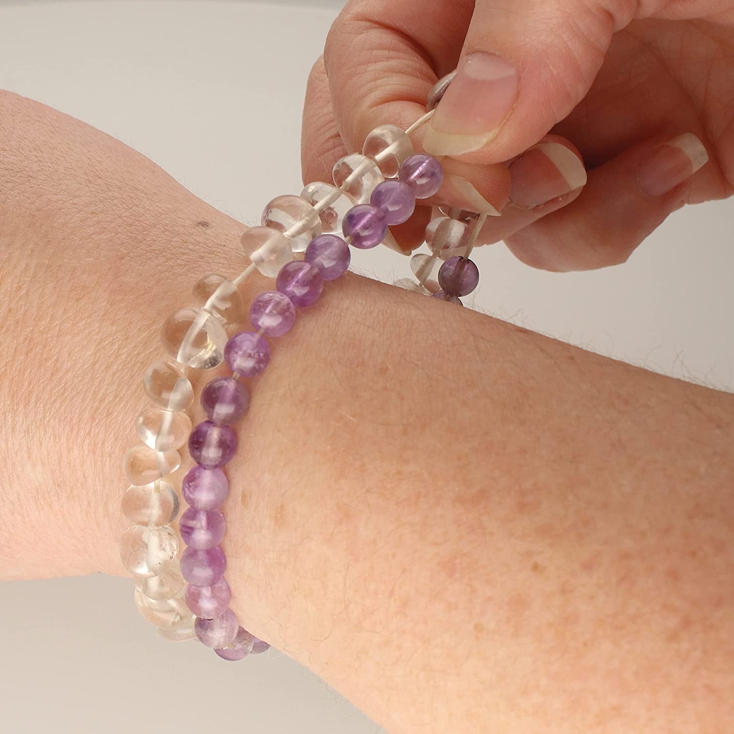 Bead & Jewelry Cord - Strong & Stretchy, Easy to Knot - Clear Color - 0.7Mm Diameter - 100-Meter (328 Ft) Spool - Elastic String for Making Beaded Jewelry