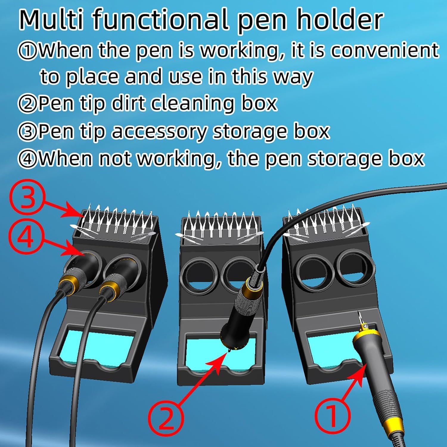 LH30 Wood Burning Kit, Digitally Adjustable Temperature Wood Burner Pen Kit, Wood Burning Tool, Professional Wood Burner Tool Kit for Adults and Beginners Craft (LH30-2 New)