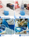 Silicone Pouring Oil Acrylic Pouring Oil Cell Activator Pure Silicone Oil for Cell Creation in Acrylic Paint,2 Ounce