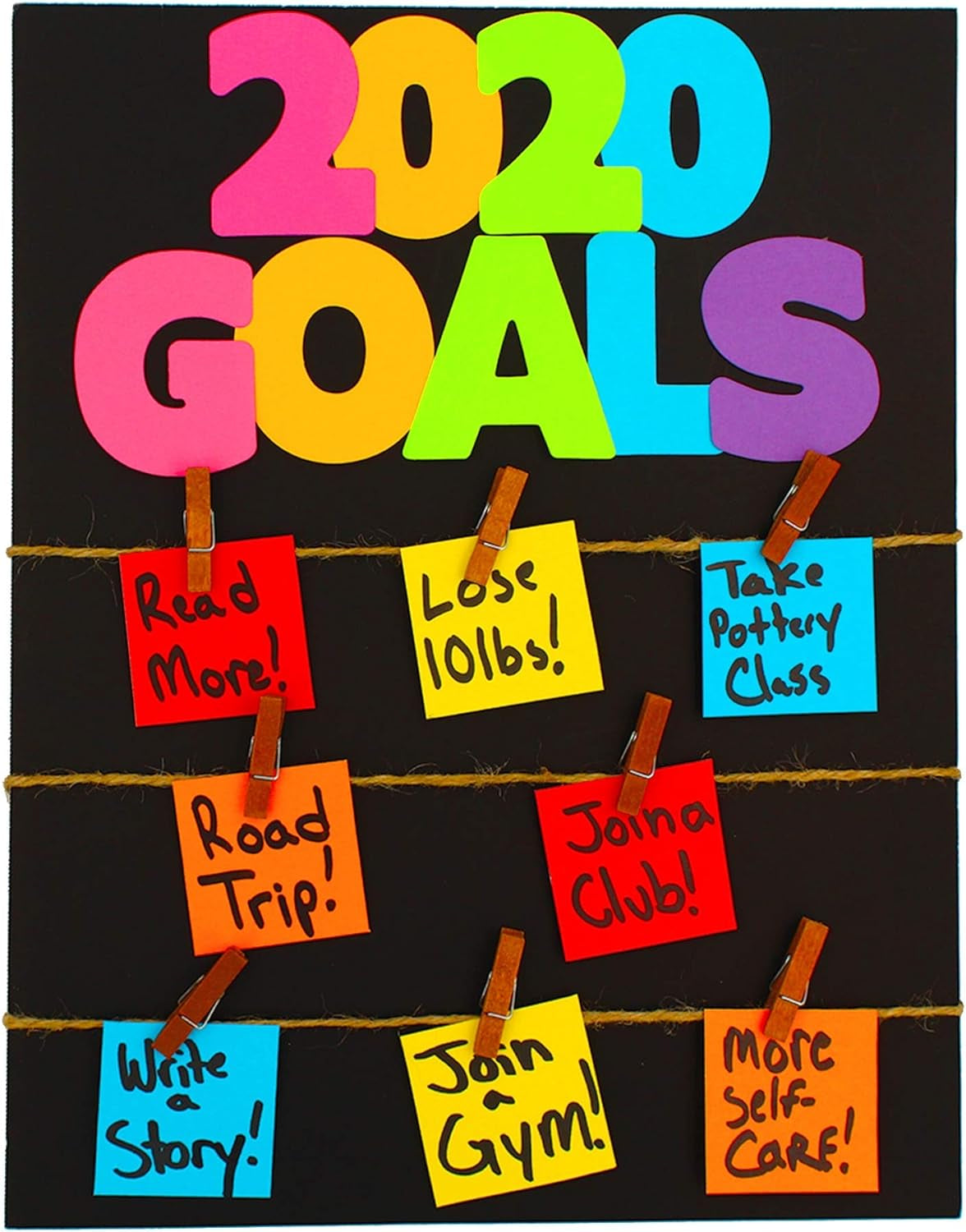 Jumbo 4" Paper Poster Letters and Numbers for Projects and Crafts, Neon Colors, 190 Pieces, Study Room