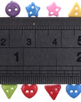 6Mm 100Pcs Mixed Color and Style Mini Buttons for DIY Handmade Craft Art Sewing Doll Cloth Buttons