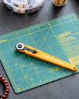 18Mm Quick-Change Rotary Cutter (RTY-4) - Rotary Fabric Cutter W/ Blade Cover for Quilting, Sewing, Crafts, Scrapbooking, Replacement Blade:  RB18-2