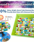Cock Diamond Painting Kits for Adults, Chicken 5D DIY Diamond Art Kits for Adult round Full Drill Diamond Painting for Home Wall Decoration Gift 12×16Inch
