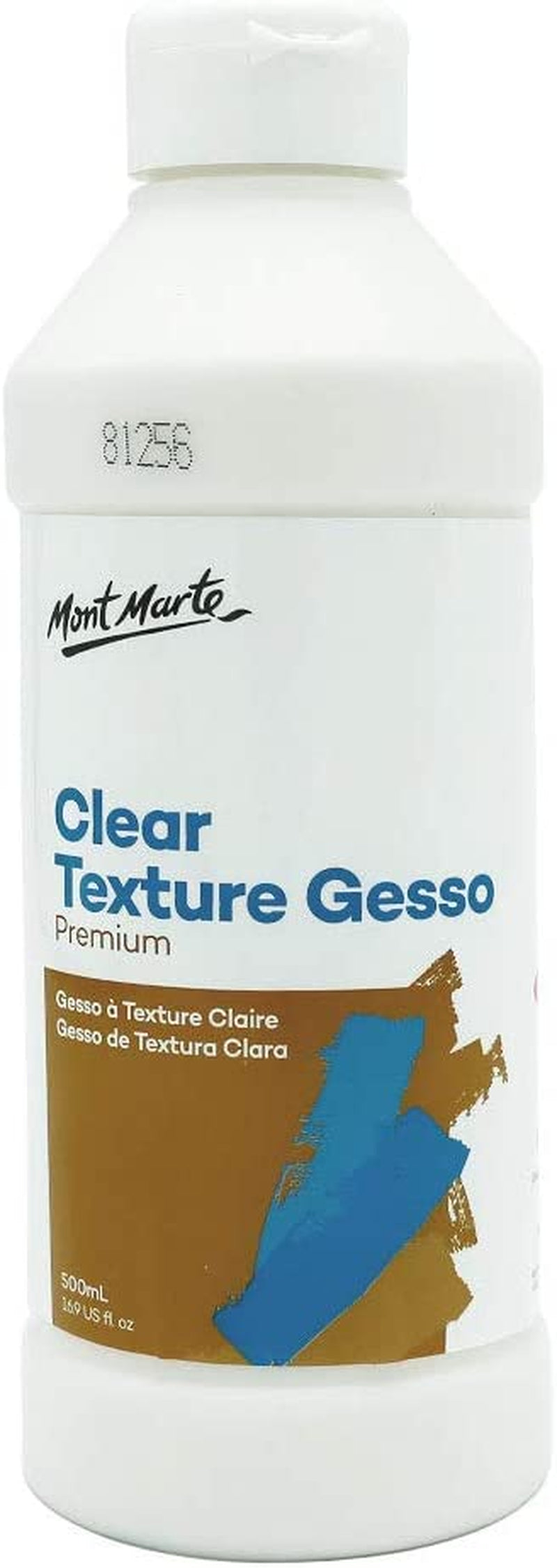 Premium Clear Texture Gesso Acrylic Medium 8.45Oz (250Ml)