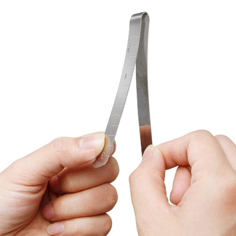 Sewing Clips Set of 20 Stainless Steel Hemming Clips 3 Inches Measurement Ruler