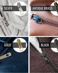 Zipper Repair Kit [197Pcs]: Kit Incl Zippers Slider, Zipper Pull Replacement & Zipper Stop. Great Zipper Fix for Jacket Zipper Replacement Slider.