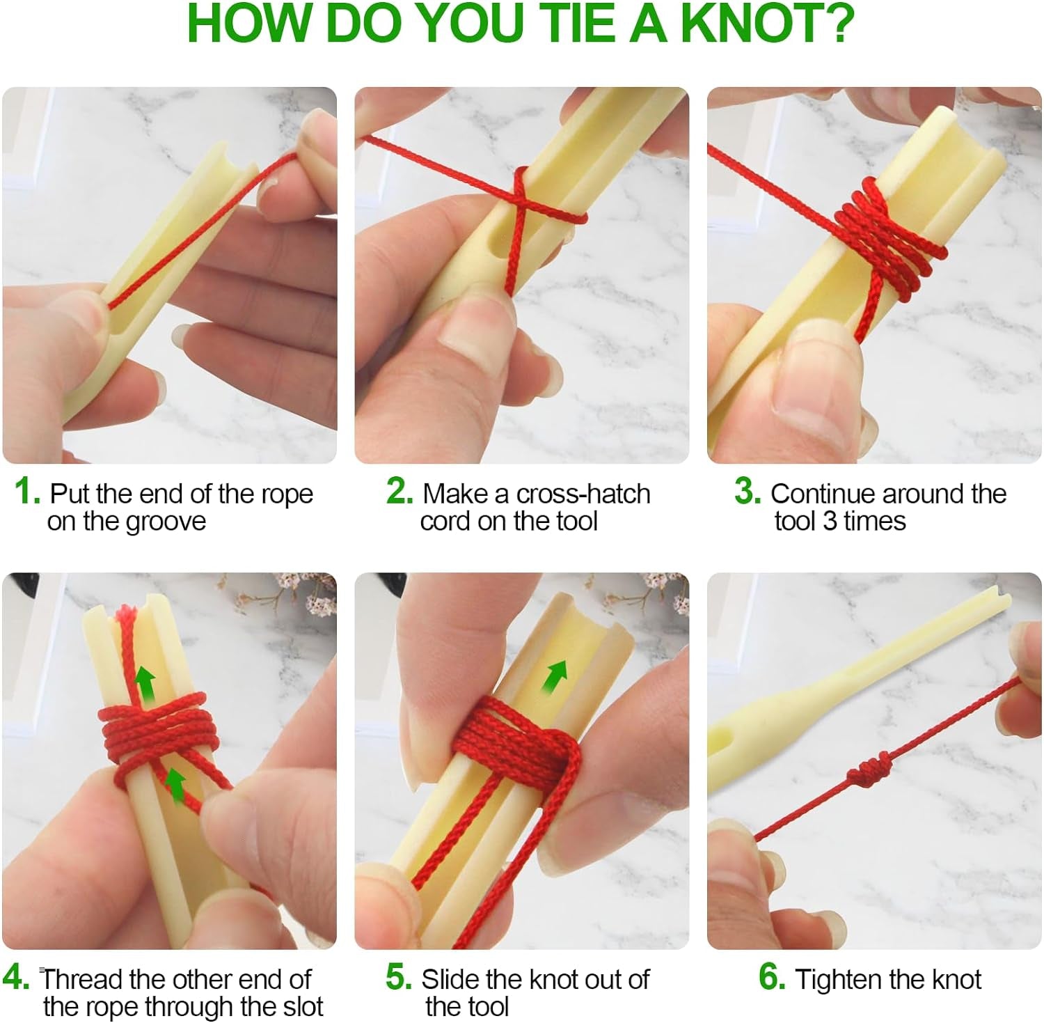Rosary Cord Knotting Tool, Rosary Making Supplies, Rosary Making Kit, Cord Knot Tying Tool for Beads for Rosary Making