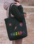 Application Grateful Dead Dancing Bears 3X8 Patch Novelty Multicolor, Large