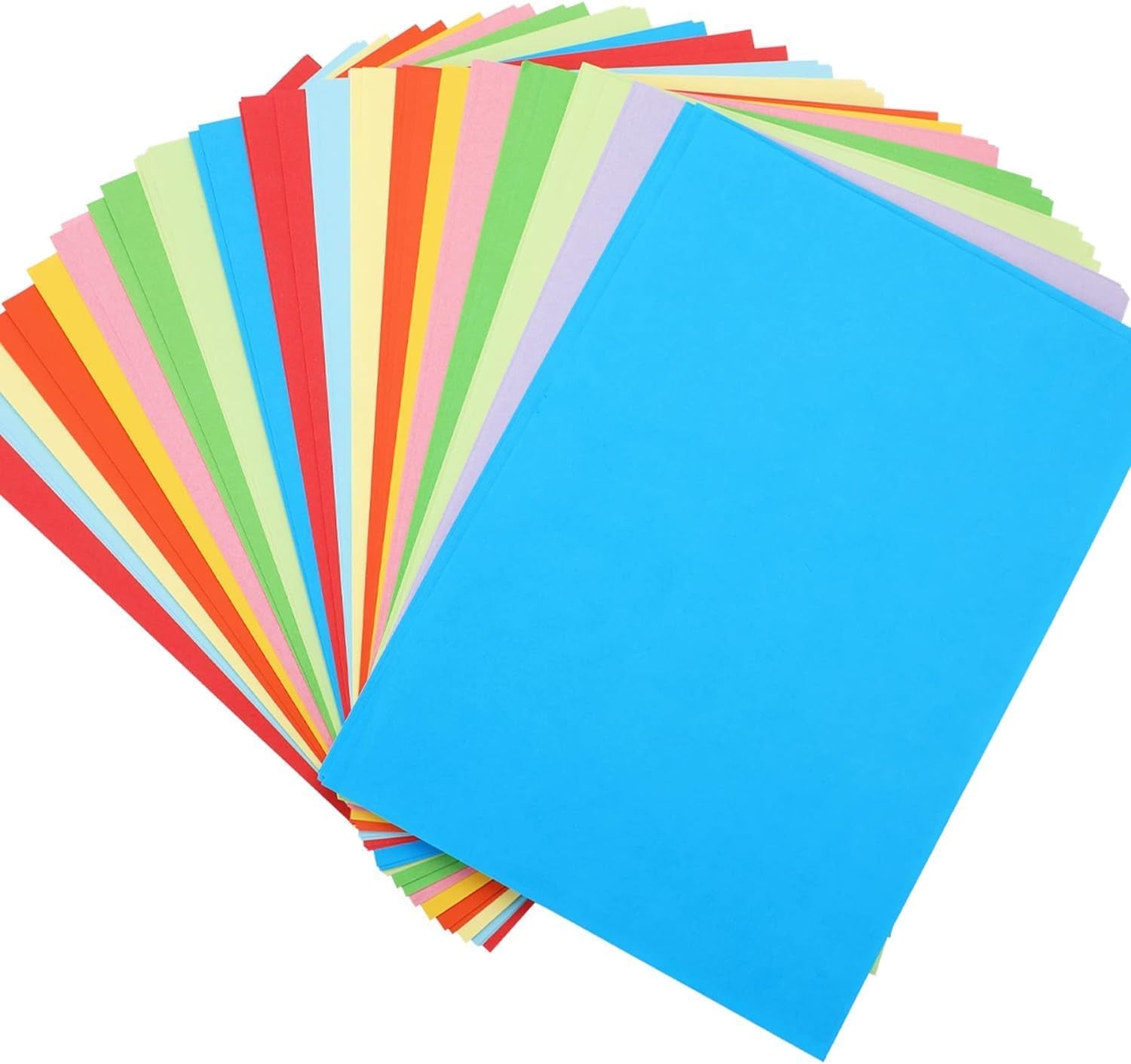 200 Sheets 10 Colors Colored Paper A4 Printer Paper Copy Paper Stationery Paper Multipurpose Colored Printing Paper Origami Paper for DIY Kids Art Craft 8.5" X 11"
