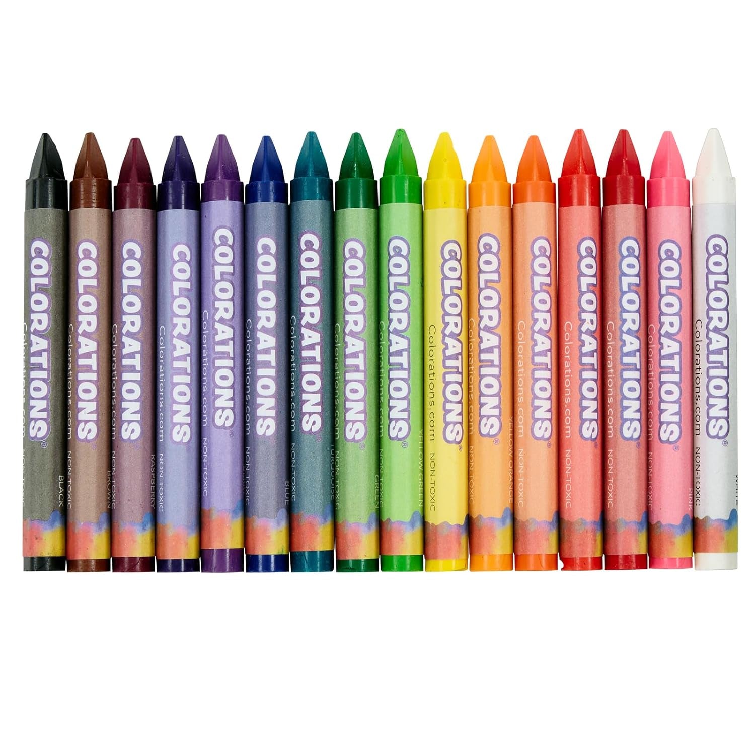 Regular Size Triangular Crayon Class Pack, 16 Colors, 13 of Each, Set of 208, Easy to Hold & Grip, Toddler Crayons, Non Toxic Crayons, Kids Crayons, Bulk School Supplies, Triangle Crayons