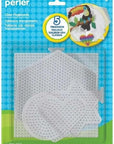 Beads Assorted Small and Large Pegboards for Kid'S Crafts - (5) Clear  Pegboards, (1) Sheet of Reusable Ironing Paper, 6 Pcs