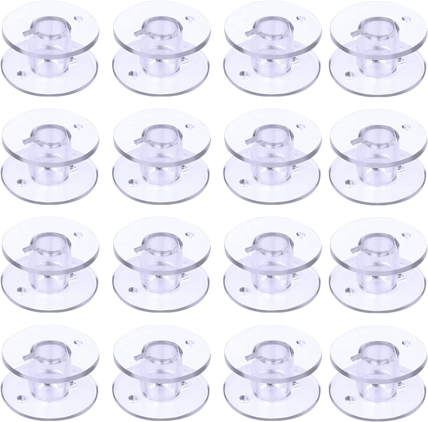 100 Pcs Bobbins, Bobbins for Sewing Machine, Plastic Bobbin, Sewing Bobbins Class 15 Bobbins, Bobbins for Singer Sewing Machine Bobbins for Sin-Ger/Bro-Ther