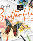 Castle Arts Butterflies Coloring Book | 72 Amazing Beauties Curated by In-House Artists with Color Reference Guide | No Show-Thru Artist Grade Paper | Collectable Landscape A4 Size (Butterflies)