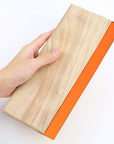 3 Pieces 3 Sizes Screen Printing Squeegee, 75 Durometer Wooden Ink Scraper for Screen Printing Fabric, 5.9 Inch, 9.4 Inch and 13.7 Inch