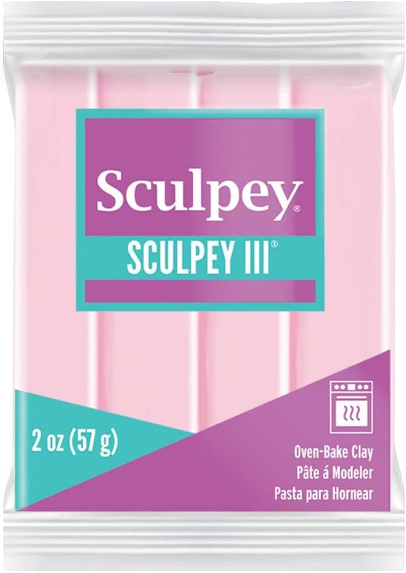 III® Polymer Oven-Bake Clay, Ballerina Pink, Non Toxic, 2 Oz. Bar, Great for Modeling, Sculpting, Holiday, DIY, Mixed Media and School Projects.Perfect for Kids & Beginners!
