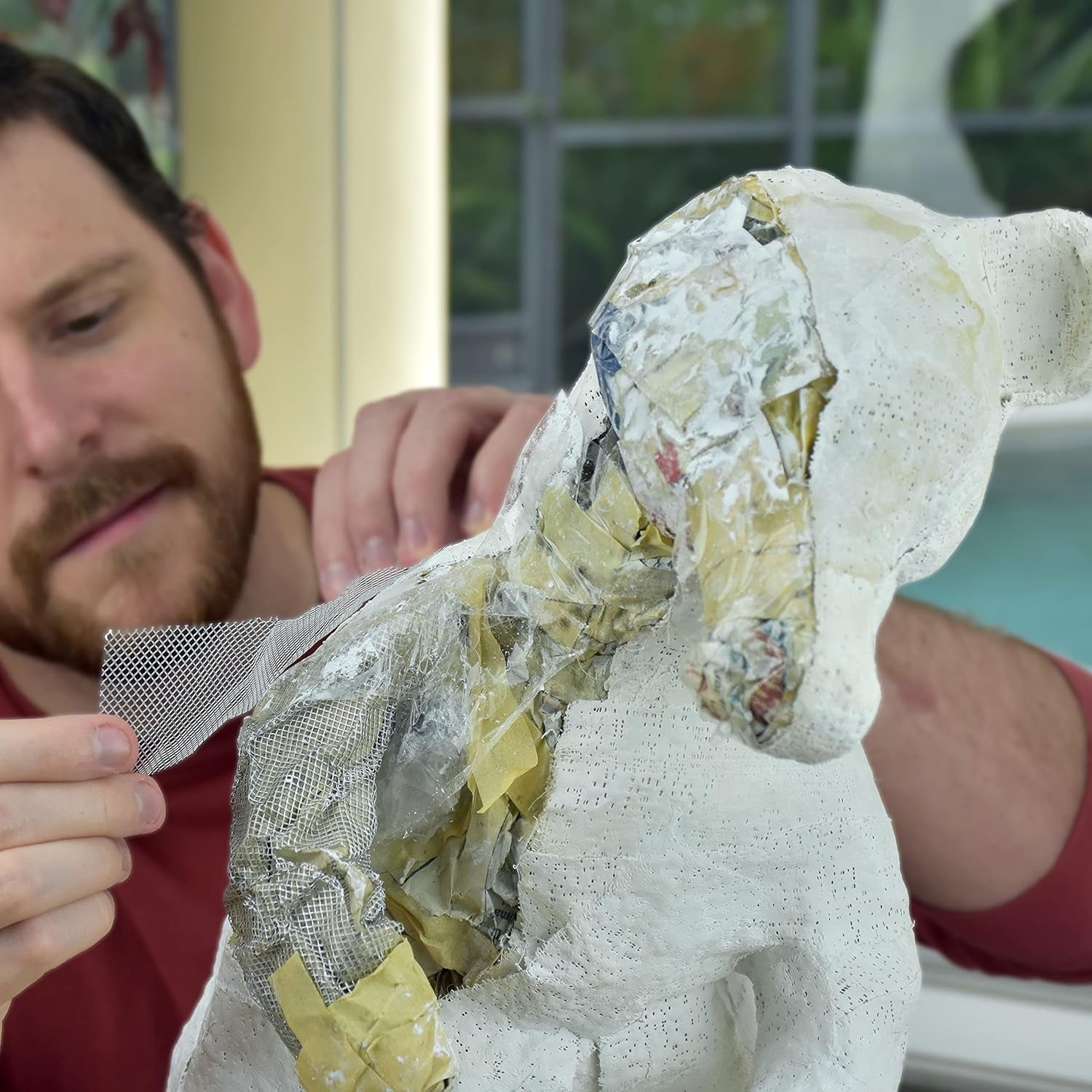 Products 12 by 24-Inch Wire Mesh for Arts and Crafts, Small, White