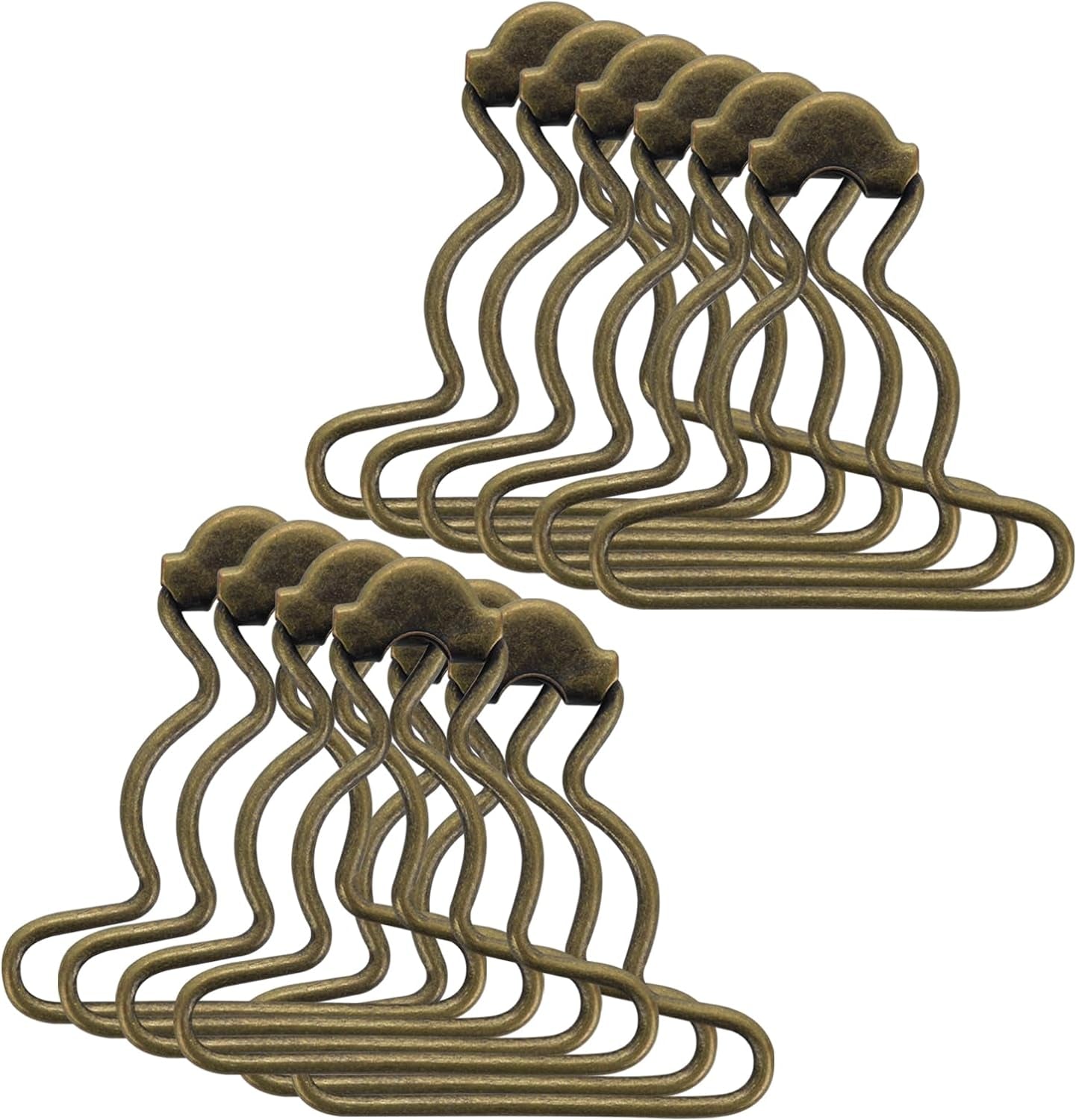 12Pcs Suspender Clips Dungaree Overall Buckles Matal Overall Clasp Replacement 1.5 Inch Overall Clips