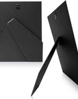 Adjustable Easel Backs, Easel Stand for Pictures, Solid Black Cardboard Back for 8X10 Picture Frame, Photo Easel Stand Perfect for Picture Frames, Tiles, Art & More, Made in USA (Pack of 4)