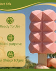 Wooden Poplar Wood Craft Sticks. Jumbo Size, 6 X 3/4, Wood, Natural Poplar Wood, 500Ct. Multipurpose Craft, Popsicles, Waxing, Arts and Crafts.