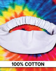 Tulip One-Step Tie-Dye Headbands 2 Pack Tie Dye Accessory, White (TUSTTD)