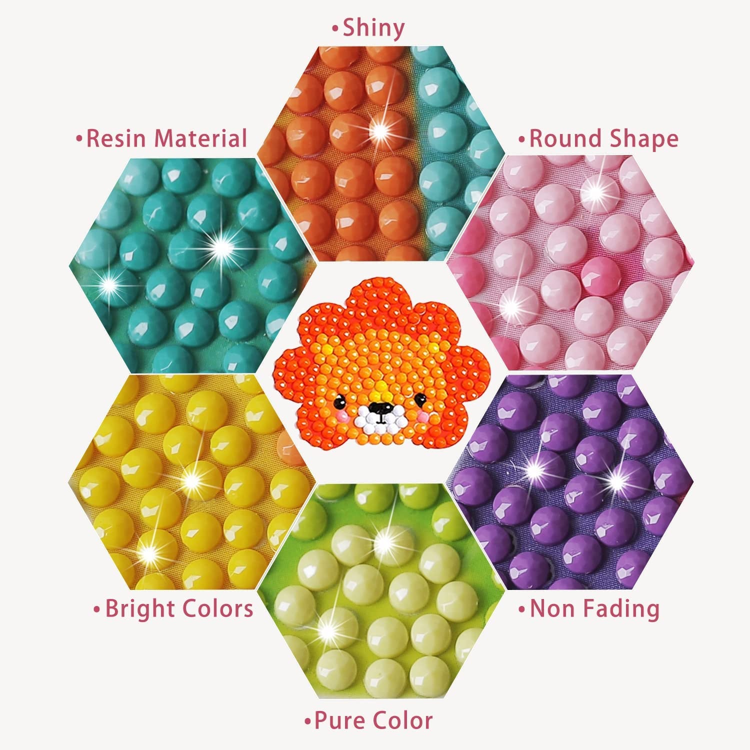 24Pcs Animal Diamond Stickers for Kids, Beginner Friendly Gem Art Kits, Complete Craft Set with Tools, Gift for Birthdays, Holidays