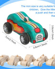 24 Pieces Wood DIY Car Toys Unfinished Wooden Cars Unfinished DIY Car Crafts for Students Home Activities Easy Woodworking and Family Time Set