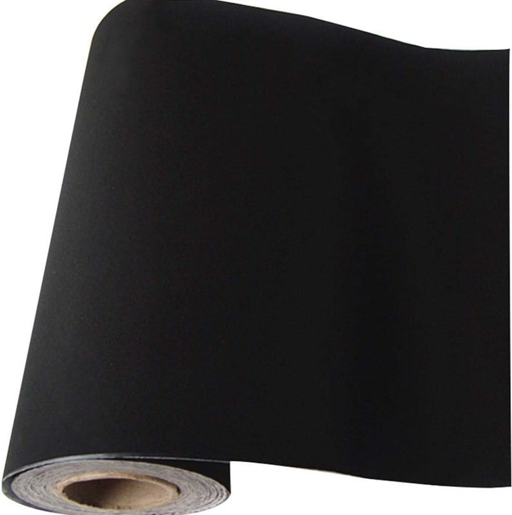 Self Adhesive Velvet Flock Backing Paper Liner for Jewelry Drawer Craft Fabric Peel and Stick Black, Soft Velvet Liner for Drawer DIY 17.7" X 117"