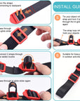 12 Pcs Ladder Slider Buckles+12 Pcs Tri Glide Slider for Backpack Strap Clips, Plastic Clips for Straps Adjuster, Backpack Clips for 1 Inch Webbing Strap.