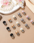 Women Shirt Brooch Pins: 25Pcs Pearl Cover up Button Pin Safety Brooch Buttons - No Sew Metal Tie Tacks Clips for Clothing Dress Supplies Decoration