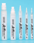 Acrylic Paint Marker Pens, 5 Different Point: Extra Jumbo Felt(15Mm),Jumbo Felt(10Mm), Medium Bullet(2-3Mm), Fine(1Mm), Extra Fine(0.7Mm) (5 Black)