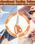 Sewing Kit for Adults, Needle and Thread Kit for Sewing,Professional Sewing Supplies Accessories with Tailor Scissors,43Xl Thread,30 Needles,Thread Snips and More for Travel Home Beginners