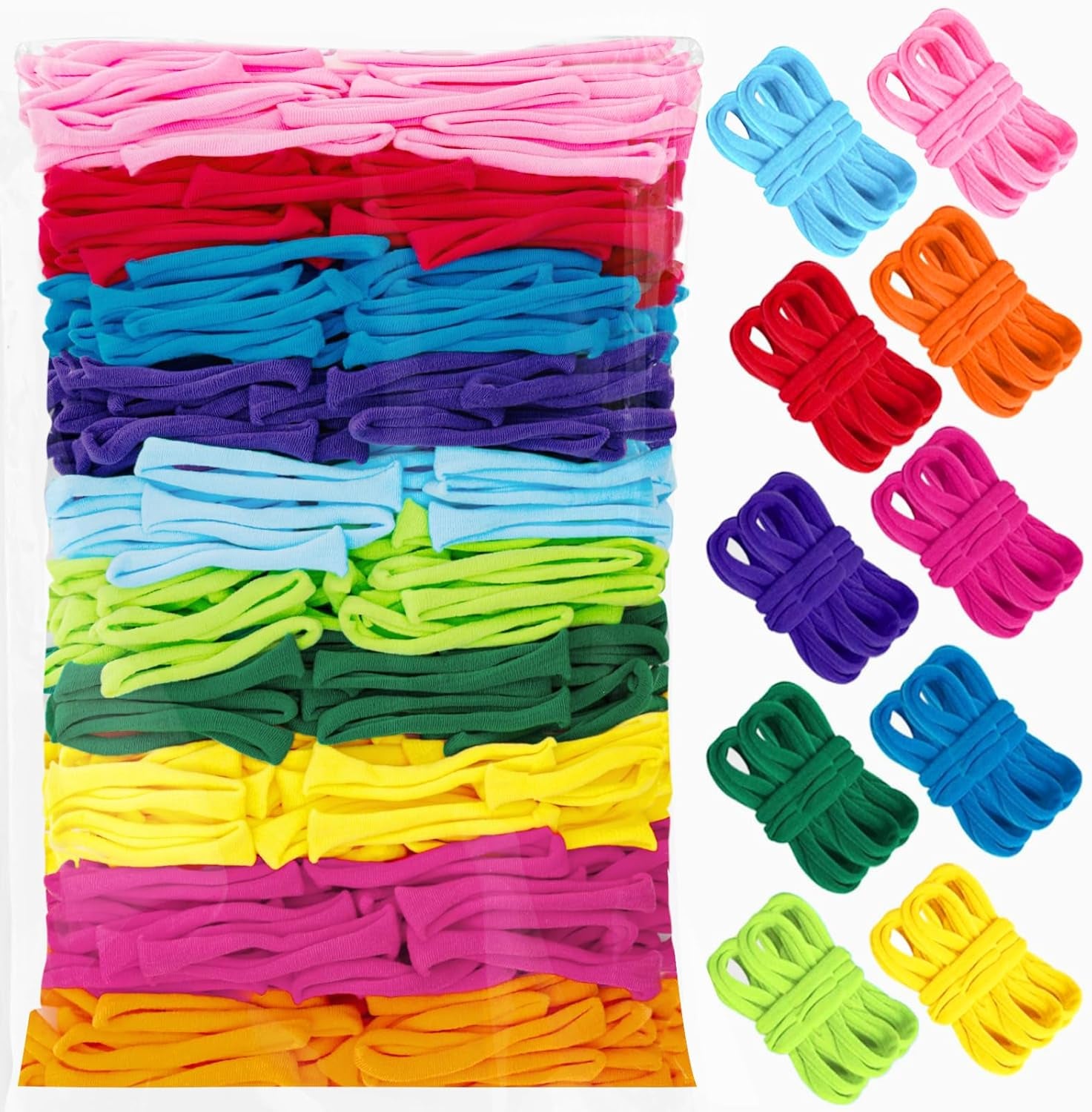 800 PCS Loom Loops Colorful Weaving Loom Loops Potholder Muti-Colored Loops Elastic Weaving Loops Craft Flexible Loom DIY Kit Colorful Weaving Crafts for Kids Adults DIY Crafts Supplies