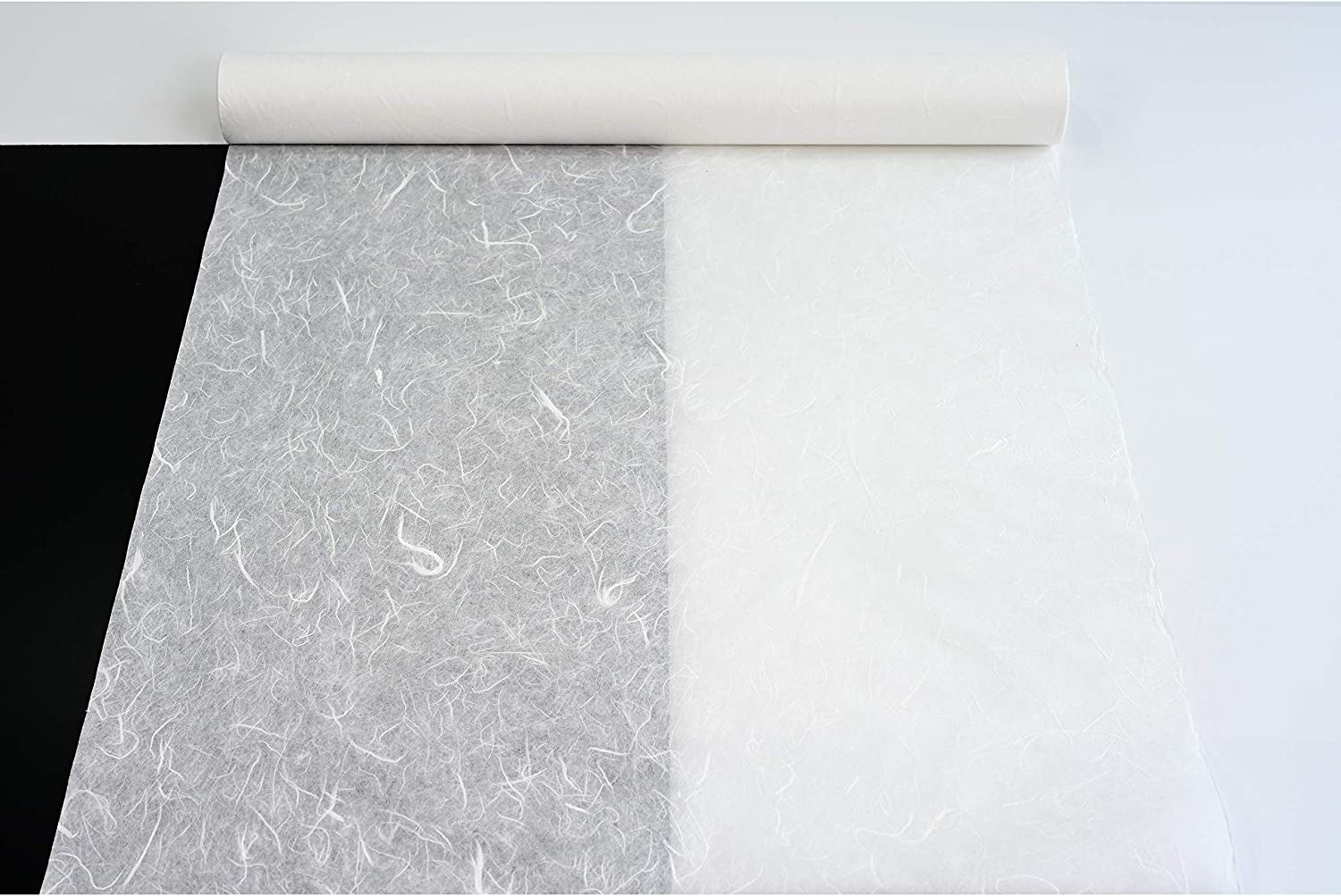 Korean Traditional Mulberry Paper Hanji Roll Natural Fiber Texture Unyong-Ji White 21.3" X 787.4"