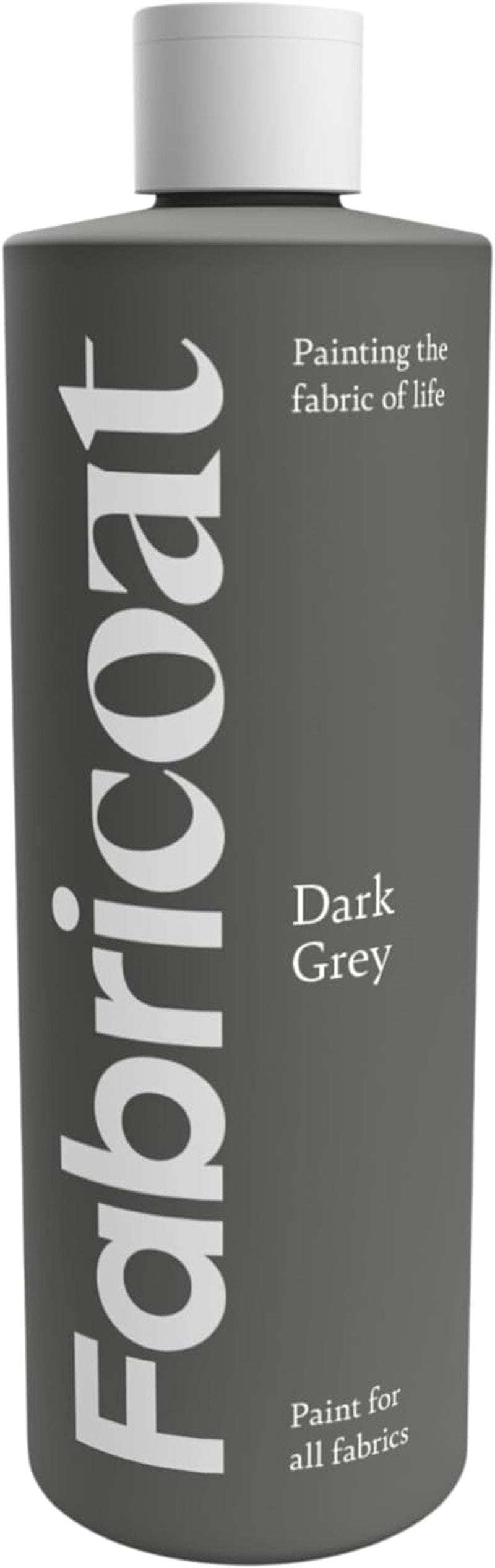 Fabric Paint for Furniture - Restore or Change the Color of Couches, Chairs, Upholstery, Soft Furnishings, Car Interiors, Clothing, & Footwear (8.5Oz / 250Ml, Dark Grey)