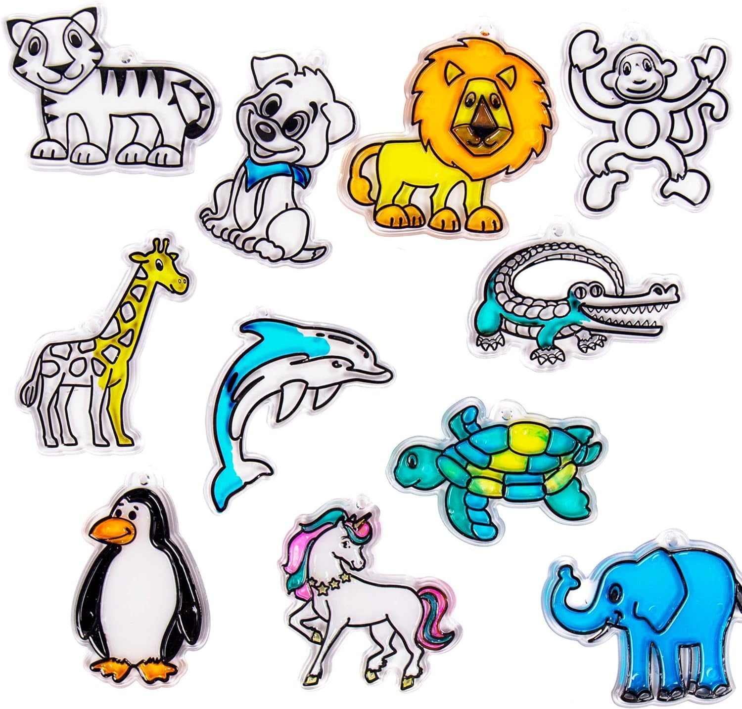 Yes  Suncatcher Paint Pens 10 Pack, 10Ml Nontoxic Suncatcher Paint Pens for Window Art, Window Art Paint Refill, Paint Projects, Suncatchers Sold Separately