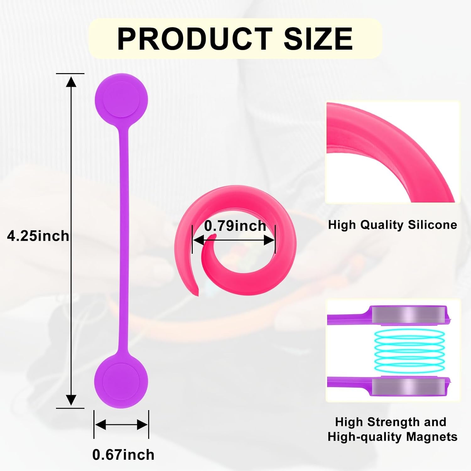 22 Pcs Fabric Huggers and Magnetic Fabric Clips for Cross Stitch, Silicone Thread Spool Huggers and Needle Minder Magnet for Embroidery and Quilting, Cross Stitch Supplies and Accessories